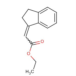 Acetic acid, (2,3-dihydro-1H-inden-1-ylidene)-, ethyl ester molecular structure