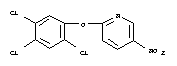 5-nitro-2-(2,4,5-trichlorophenoxy)pyridine molecular structure