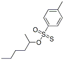 4-Methylbenzenesulfonothioic acid S-hexyl ester molecular structure