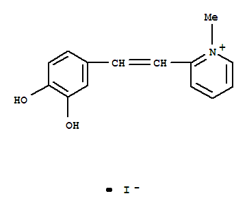 4-[(E)-2-(1-methyl-1,2-dihydropyridin-2-yl)ethenyl]benzene-1,2-diol molecular structure