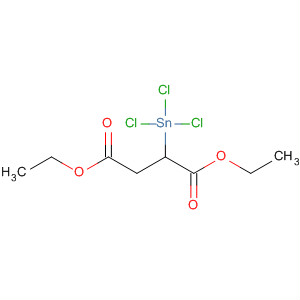 Butanedioic acid, (trichlorostannyl)-, diethyl ester molecular structure