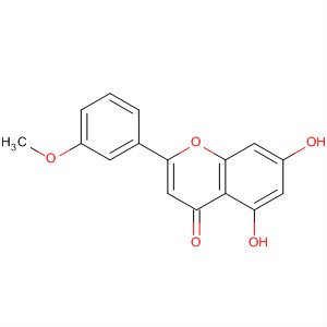 4H-1-Benzopyran-4-one, 5,7-dihydroxy-2-(3-methoxyphenyl)- molecular structure