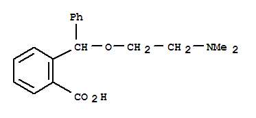 2-{[2-(dimethylamino)ethoxy](phenyl)methyl}benzoic acid