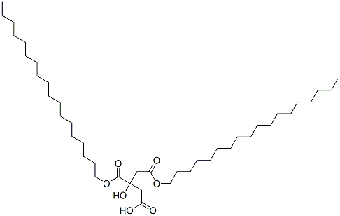 CITRICACID,DIOCTADECYLESTER molecular structure