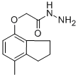 2-[(7-METHYL-2,3-DIHYDRO-1H-INDEN-4-YL)OXY]ACETOHYDRAZIDE molecular structure