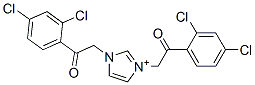 1H-Imidazolium,  1,3-bis[2-(2,4-dichlorophenyl)-2-oxoethyl]- molecular structure