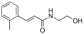 N-(2-Hydroxyethyl)-3-(2-methylphenyl)propenamide molecular structure