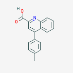 4-(p-Tolyl)quinoline-2-carboxylic acid molecular structure