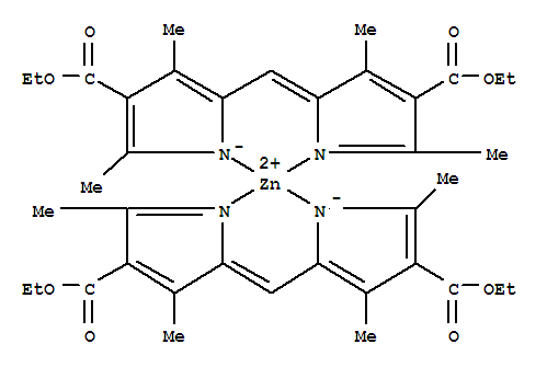 zinc bis[3-(ethoxycarbonyl)-5-{[4-(ethoxycarbonyl)-3,5-dimethyl-2H-pyrrol-2-ylidene]methyl}-2,4-dimethylpyrrol-1-ide]