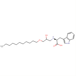 L-Tryptophan, N-[2-hydroxy-3-(undecyloxy)propyl]- molecular structure