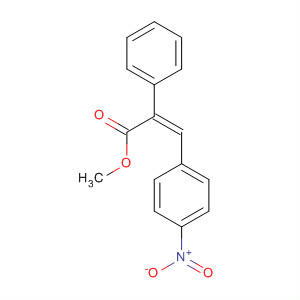Benzeneacetic acid, a-[(4-nitrophenyl)methylene]-, methyl ester, (Z)- molecular structure