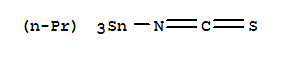 Stannane, (isothiocyanato)tripropyl- molecular structure