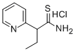 Butyramide, 2-(2-pyridyl)thio-, hydrochloride molecular structure