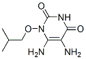 2,4(1H,3H)-Pyrimidinedione,5,6-diamino-1-(2-methylpropoxy)- molecular structure