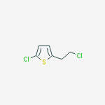 2-chloro-5-(2-chloroethyl)Thiophene molecular structure