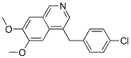 6,7-dimethoxy-4-(4-chlorobenzyl)isoquinoline