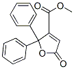 2,5-Dihydro-2,2-diphenyl-5-oxo-3-furancarboxylic acid methyl ester