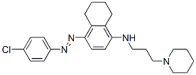 1-[3-[[4-[(p-Chlorophenyl)azo]-5,6,7,8-tetrahydronaphthalen-1-yl]amino]propyl]piperidine