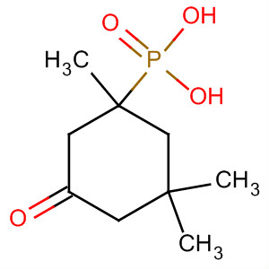 Phosphonic acid, (1,3,3-trimethyl-5-oxocyclohexyl)- molecular structure