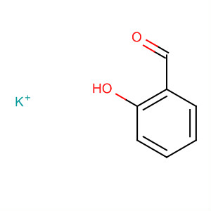 Benzaldehyde, 2-hydroxy-, potassium salt molecular structure