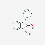 1-(2-HYDROXY-1-PHENYL-1H-INDEN-3-YL)ETHANONE
