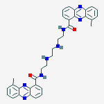 N,N-(1,2-Ethanediylbis(imino-2,1-ethanediyl))bis(9-methyl-1-phenazinecarboxamide)