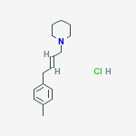 1-[(2E)-4-(4-methylphenyl)but-2-en-1-yl]piperidine hydrochloride molecular structure