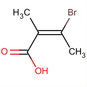 2-Butenoic acid, 3-bromo-2-methyl-, (E)-
