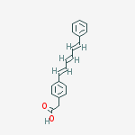 2-[4-[(1e,3e,5e)-6-phenylhexa-1,3,5-trienyl]phenyl]acetic Acid