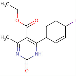 5-Pyrimidinecarboxylic acid,1,2,3,4-tetrahydro-4-(4-iodophenyl)-6-methyl-2-oxo-, ethyl ester molecular structure