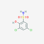 3,5-dichloro-2-hydroxybenzenesulfonamide molecular structure
