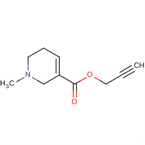 3-Pyridinecarboxylic acid, 1,2,5,6-tetrahydro-1-methyl-, 2-propynyl ester molecular structure