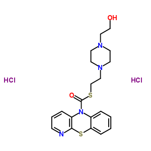 S-{2-[4-(2-hydroxyethyl)piperazin-1-yl]ethyl} 5H-pyrido[2,3-b][1,4]benzothiazine-5-carbothioate dihydrochloride