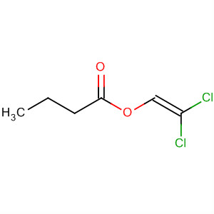 Butanoic acid, 2,2-dichloroethenyl ester molecular structure