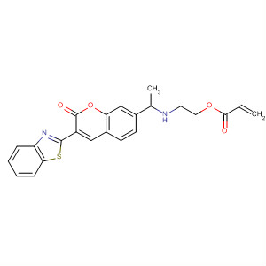 2-Propenoic acid,2-[[3-(2-benzothiazolyl)-2-oxo-2H-1-benzopyran-7-yl]ethylamino]ethylester