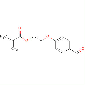 2-Propenoic acid, 2-methyl-, 2-(4-formylphenoxy)ethyl ester molecular structure