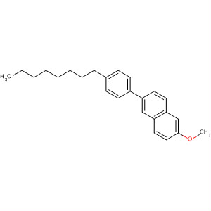 Naphthalene, 2-methoxy-6-(4-octylphenyl)- molecular structure