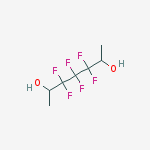 3,3,4,4,5,5-hexafluoroheptane-2,6-diol molecular structure