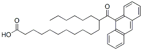 12-(9-anthroyl)stearic acid molecular structure