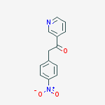 Ethanone, 2-(4-nitrophenyl)-1-(3-pyridinyl)- molecular structure