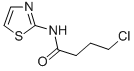 4-CHLORO-N-(1,3-THIAZOL-2-YL)BUTANAMIDE molecular structure