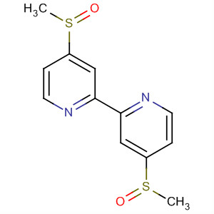 2,2'-Bipyridine, 4,4'-bis(methylsulfinyl)- molecular structure