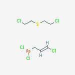 1-chloro-2-(2-chloroethylsulfanyl)ethane;dichloro-[(e)-3-chloroprop-2-enyl]arsane