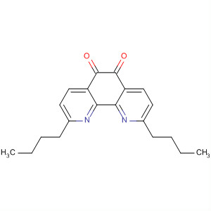 1,10-Phenanthroline-5,6-dione, 2,9-dibutyl- molecular structure