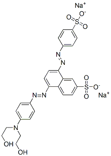 disodium 5-[[4-[bis(2-hydroxyethyl)amino]phenyl]azo]-8-[(4-sulphonatophenyl)azo]naphthalene-2-sulphonate