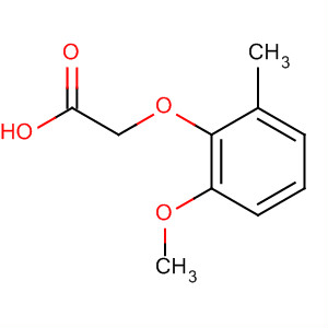 Acetic acid, (2-methoxy-6-methylphenoxy)- molecular structure