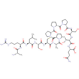 L-Glutamine,L-alanyl-L-arginyl-L-leucyl-L-seryl-L-cysteinyl-L-alanyl-L-prolyl-L-prolyl-L-prolyl-L-prolyl-L-seryl-L-threonyl-