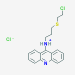 ACRIDIN-9-YL-[3-(2-CHLOROETHYLSULFANYL)PROPYL]AZANIUM CHLORIDE