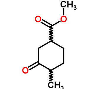 methyl 4-methyl-3-oxocyclohexanecarboxylate molecular structure
