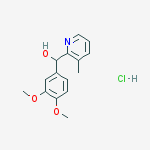 (3,4-dimethoxyphenyl)-(3-methylpyridin-2-yl)methanol;hydrochloride